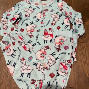 Justice Girls "Fa La La Llama" Holiday Pajamas | Size 10